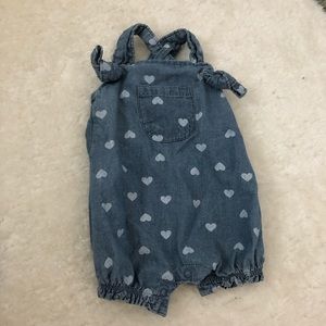 Carters Heart Bubble Romper